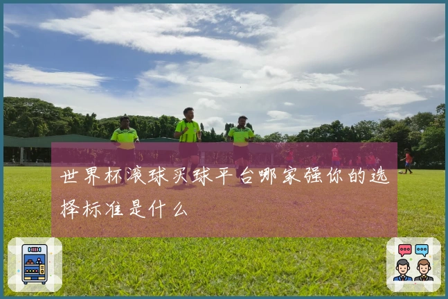 世界杯滚球买球平台哪家强你的选择标准是什么